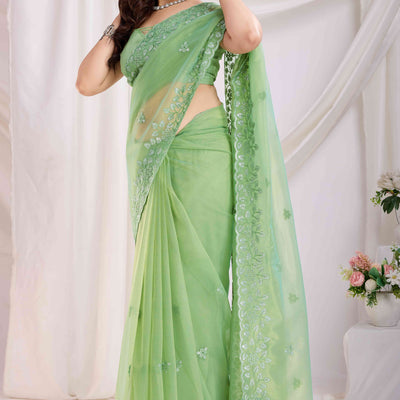 green-floral-sequins-embroidered-twill-net-saree-8