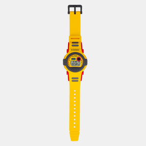 G-Shock Men Quartz Yellow Dial Digital Resin Watch G1344