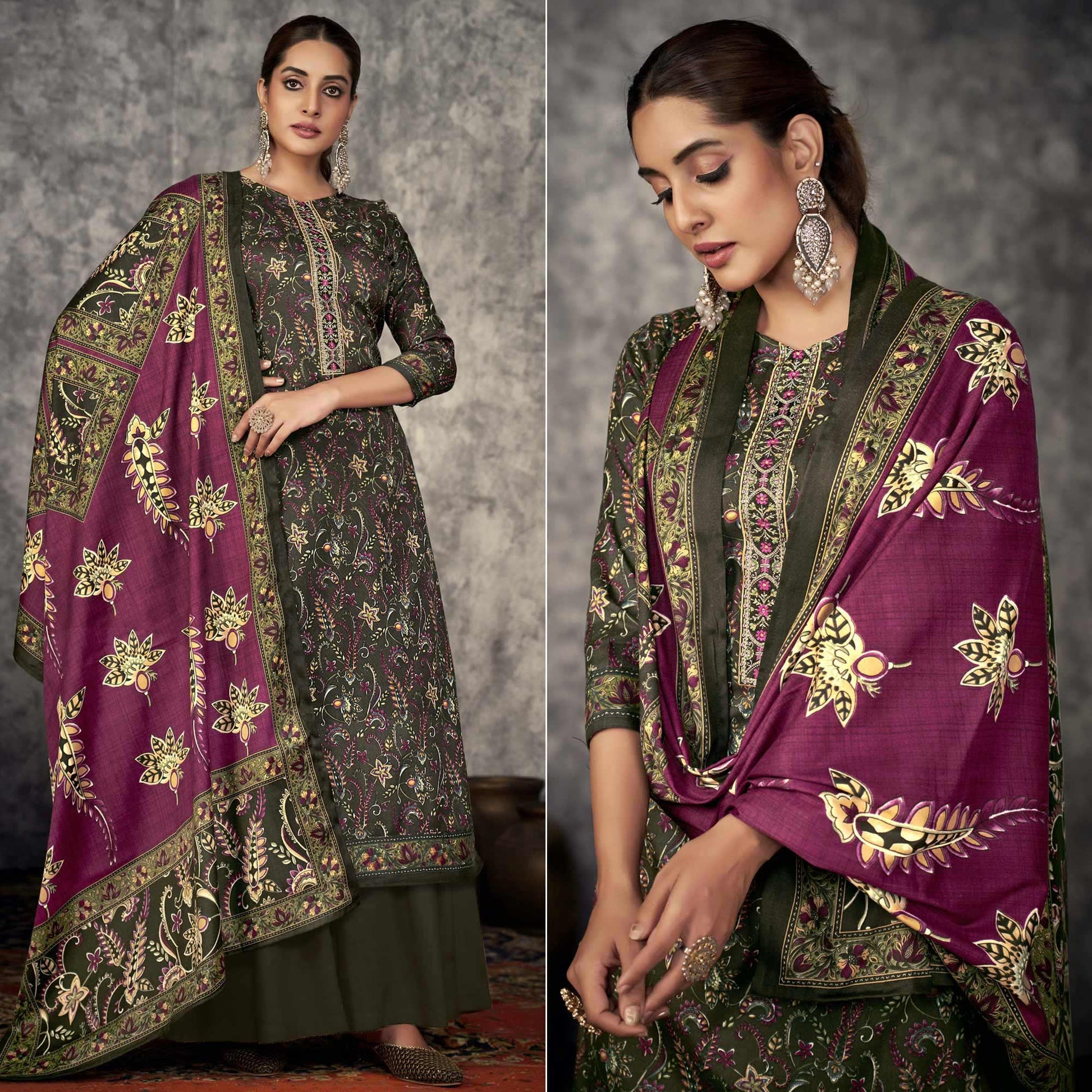 green-printed-with-embroidered-pashmina-suit