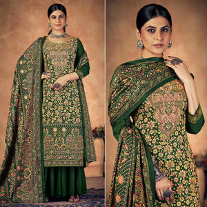 green-floral-printed-pashmina-woolen-suit