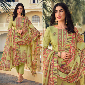 green-floral-printed-pure-cotton-suit-3
