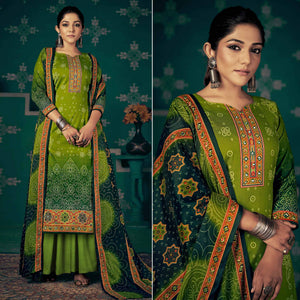 green-bandhani-printed-pashmina-salwar-suit