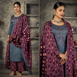 grey-floral-embroidered-with-printed-pashmina-salwar-suit