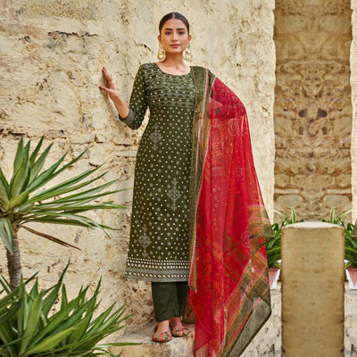 green-printed-pure-cotton-suit