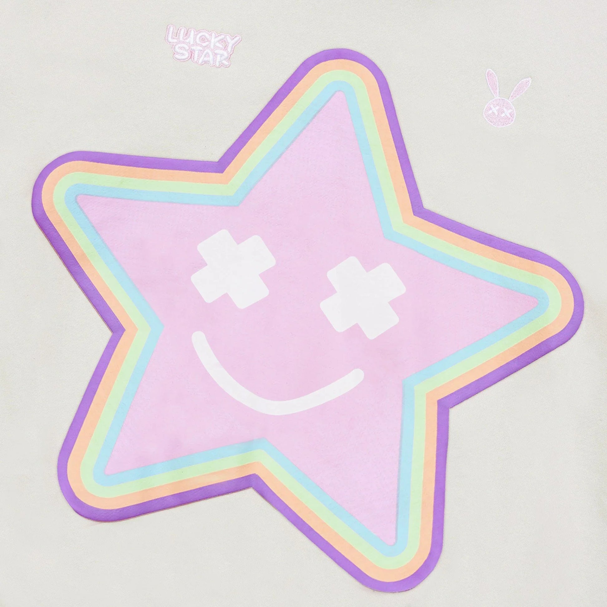 BAD RABBIT BEIGE STAR HOODIE