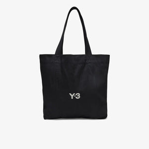 Y-3 | CANVAS TOTE { BLACK