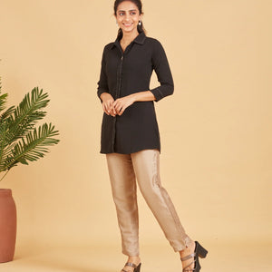 Formal Black Short Top
