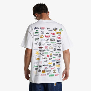 Carhartt | S/S LOGO T-SHIRT { WHITE