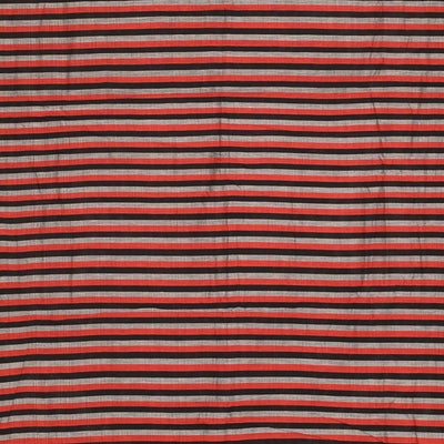 Black With Multicolour Floral Theme Odisha Ikat Sambalpuri Pure Cotton Saree