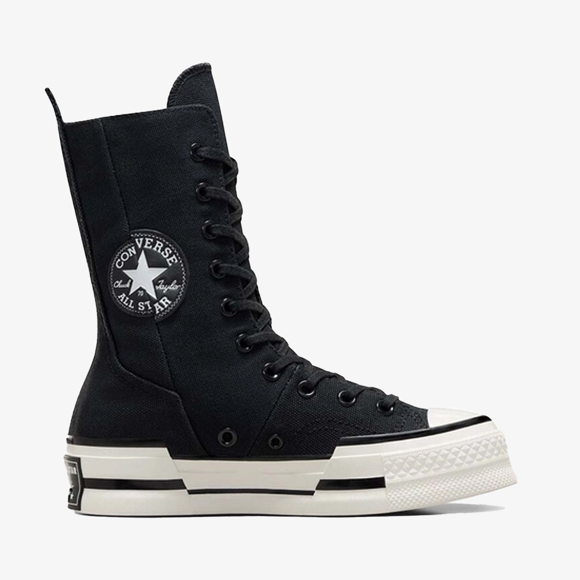 CONVERSE | CHUCK 70 PLUS X-HI { BLACK/WHITE