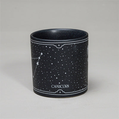 Black - Ceramic Sunsign Theme Coffee Mug Capricon (350ml)