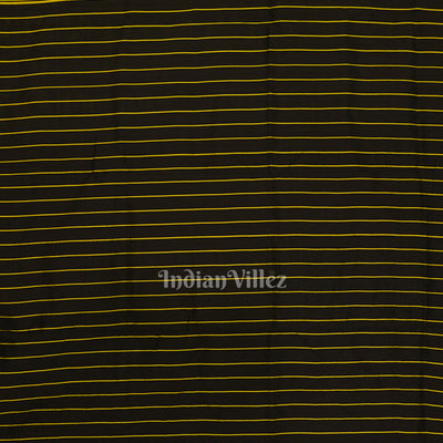 Black  Neon Odia Barnamala Contemporary Silk Saree