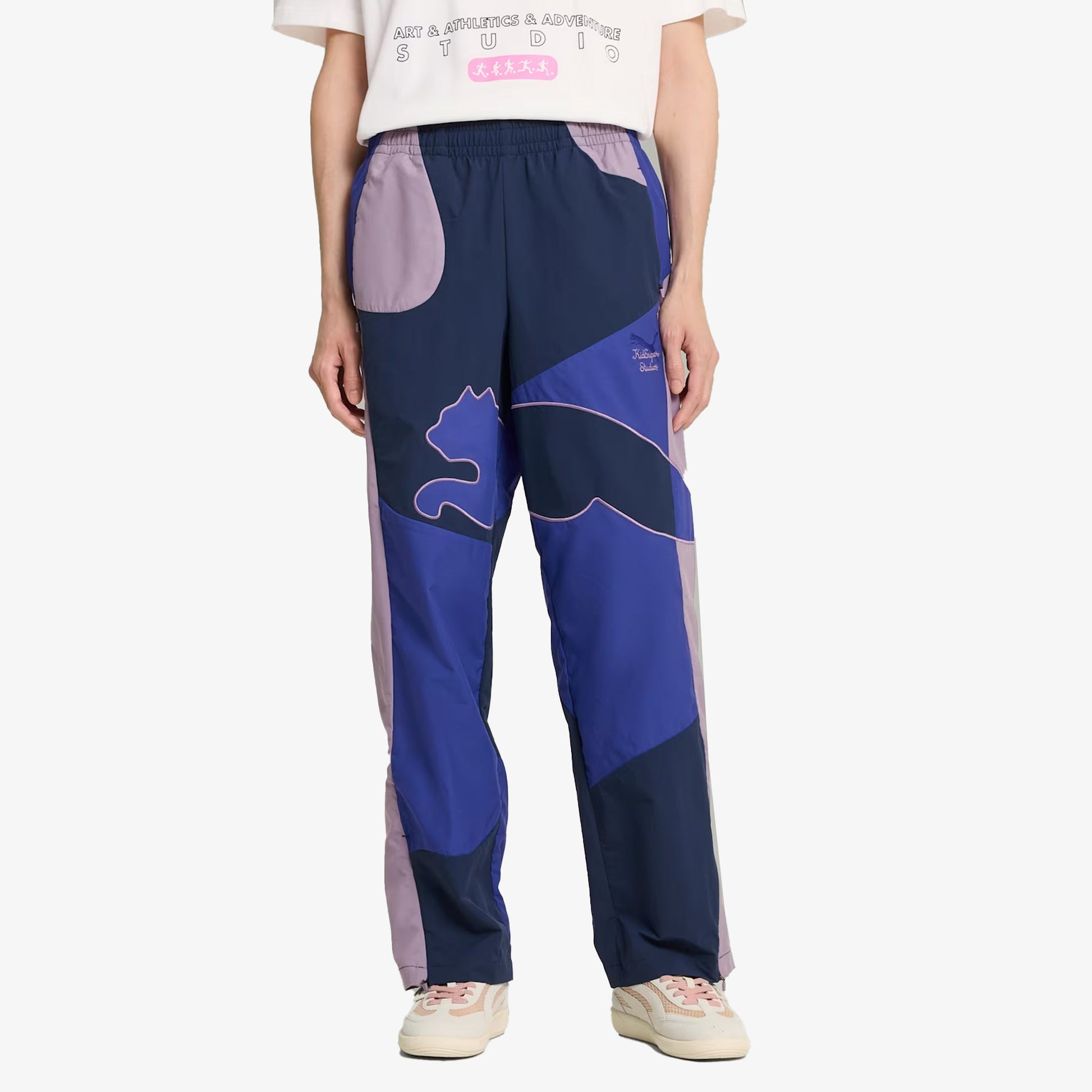 PUMA | x KIDSUPER CELLERATOR RELAXED FIT PANTS { LAPIS LAZULI
