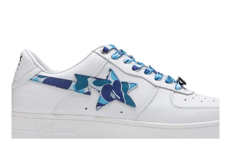 A Bathing Ape Bape Sta Low White ABC Camo Blue (2021)