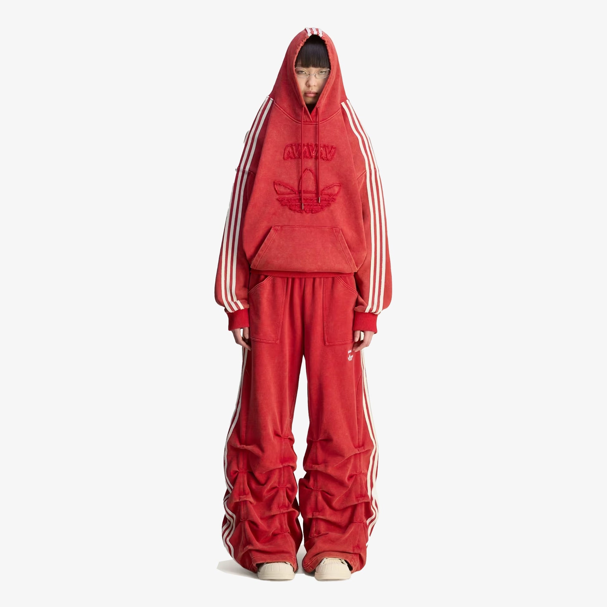 Adidas Originals | AVAVAV PLEATED TRACK PANTS { POWER RED