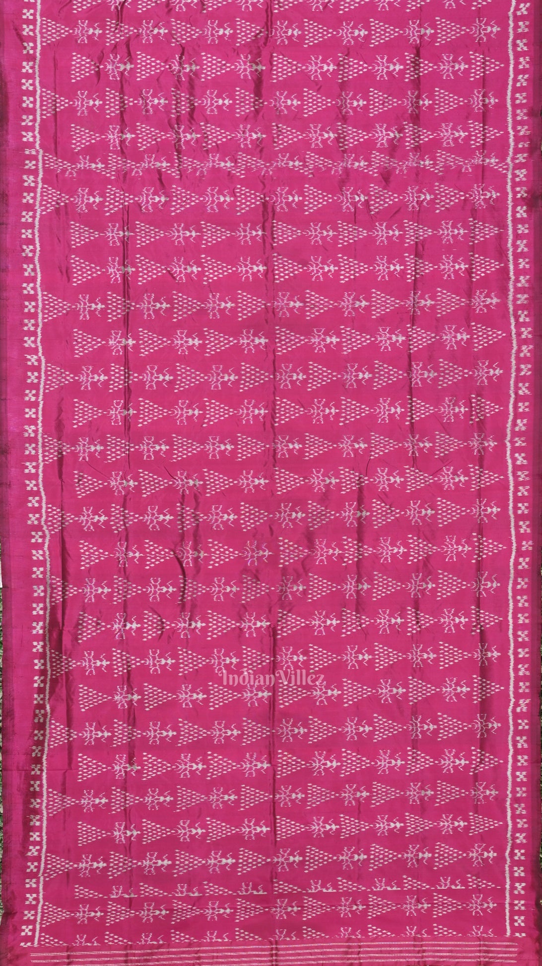 Mulberry Purple Tribal Jhoti Contemporary Odisha Handloom Silk Saree