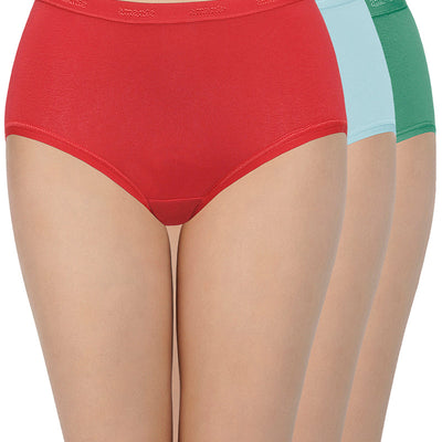 Solid Full Brief Panty (Pack of 3) - C507