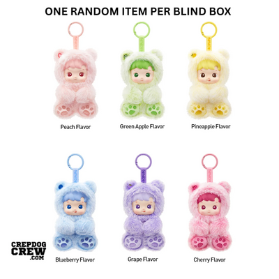 Pop Mart HACIPUPU Gummy Bear Series Vinyl Plush Pendant Single Blind Box(PACK OF 1)