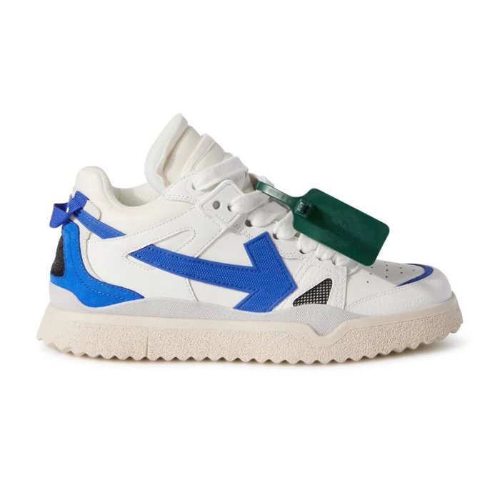 OFF-WHITE Sponge Mid Top White Blue
