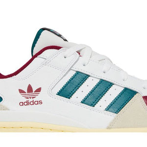 adidas Forum Low White Teal Burgundy