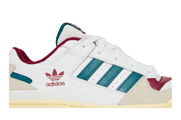 adidas Forum Low White Teal Burgundy