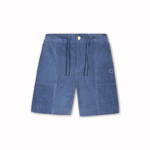 SUPERKICKS | CORDUROY SHORTS { ESTATE BLUE
