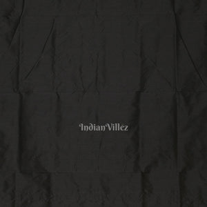 Golden Yellow Black Bomkai Sambalpuri Silk Saree