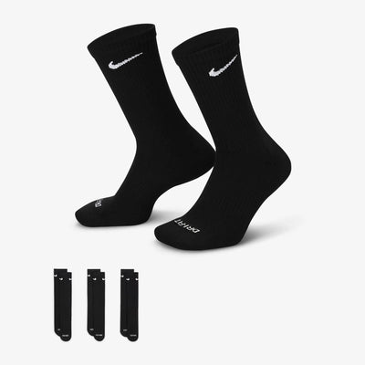 NIKE | EVERYDAY PLUS CUSHIONED { BLACK/WHITE