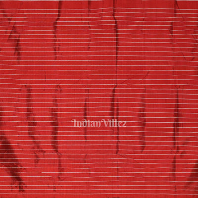 Mustard Yellow Red  Pasapali Odisha Ikat Contemporary Designer Silk Saree