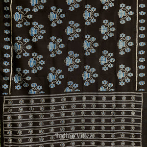 Black Vase Designer Contemporary Silk Saree