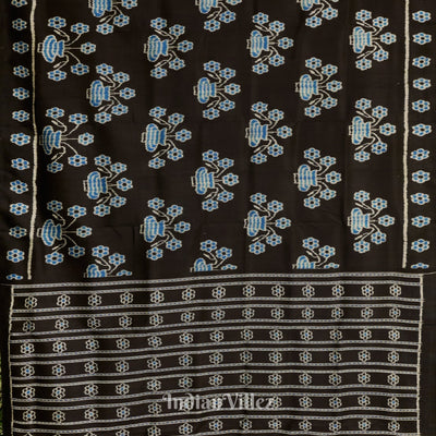 Black Vase Designer Contemporary Silk Saree