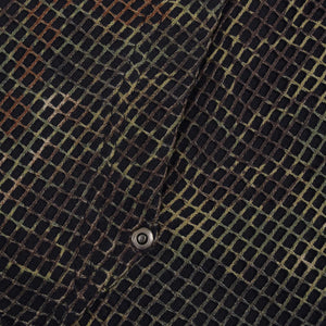 ALMOST GODS | MANDRAKE CAMO NET ZIP HOODIE { BROWN