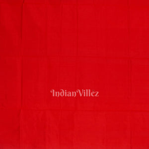 Red Blue Mahula Benta Sambalpuri Silk Saree