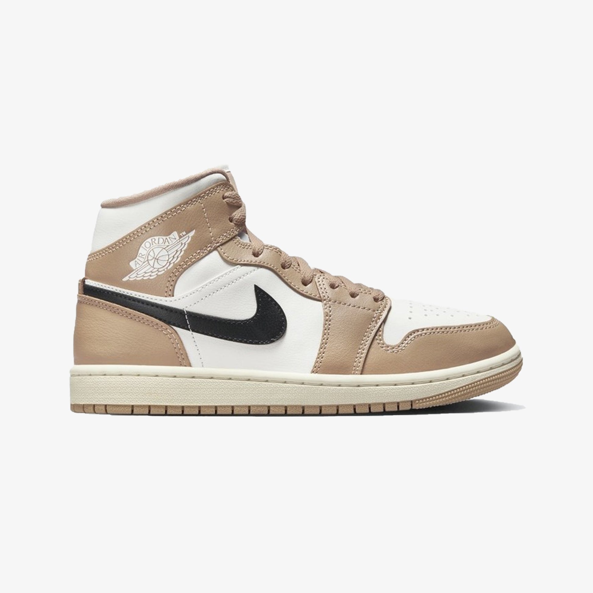 Jordan | AIR JORDAN 1  { SAIL/BLACK-DESERT