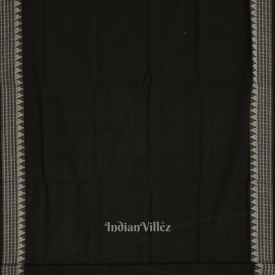 Orange Sambalpuri Cotton Bomkai Dress Material & Dupatta