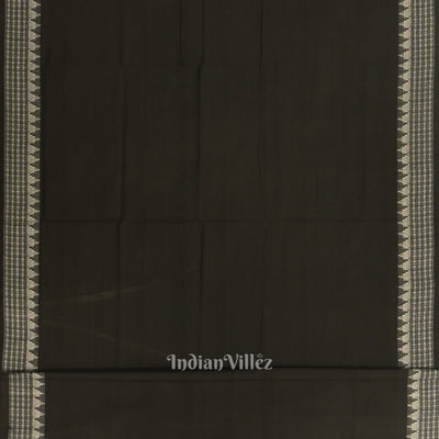 Red with Black Floral Buti Odisha Ikat  Sambalpuri Dress Material & Dupatta