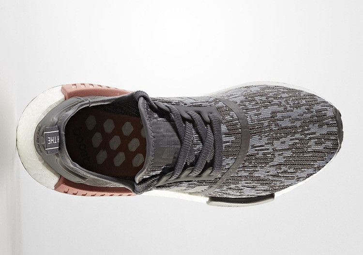 adidas NMD R1 Heather Grey Raw Pink (Women's)