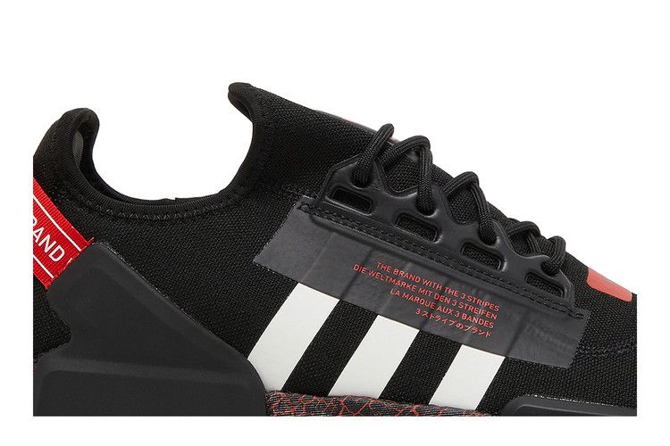 adidas NMD R1 V2 Crackled Black Red