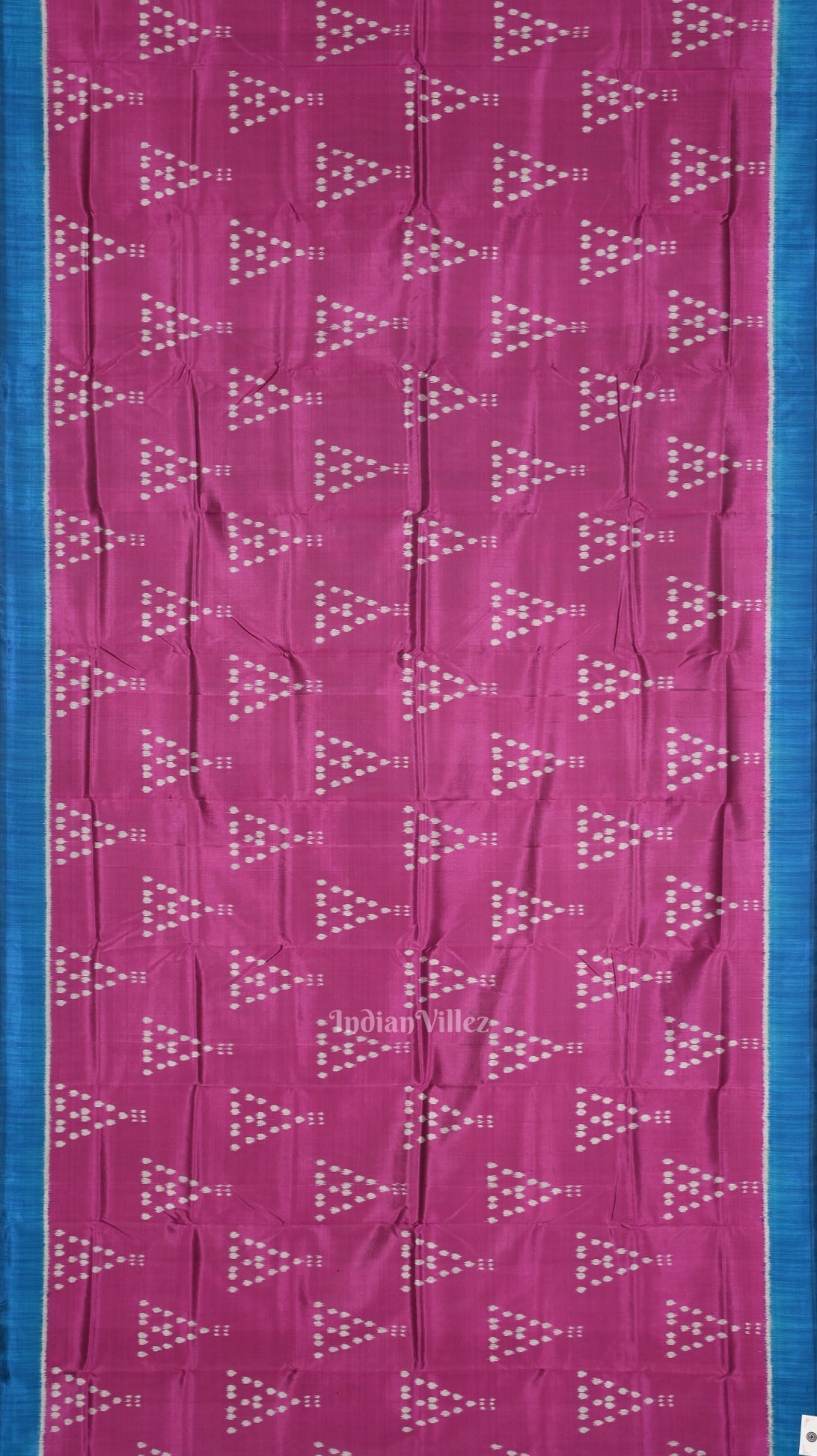 Magenta Pink Jhoti Odisha Ikat Contemporary Designer Saree