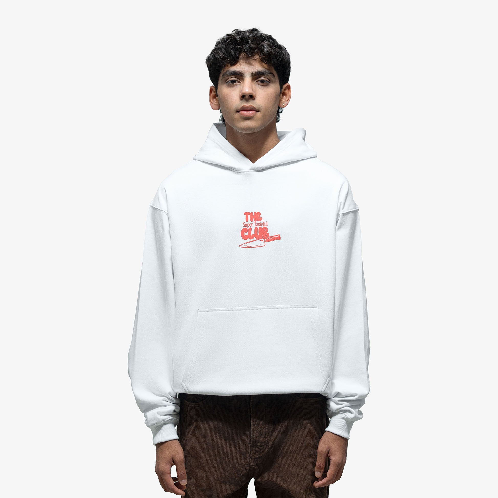 SUPERKICKS | THE NOODLE AFFAIR HOODIE { WHITE