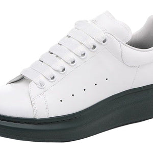 Alexander Mcqueen Oversized Sneaker White Green Sole