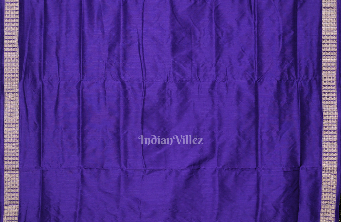 Cadmium Green Tribal Theme Sambalpuri Silk Saree