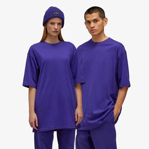 Y-3 | BOXY SHORT SLEEVE TEE { COLLEGIATE PURPLE