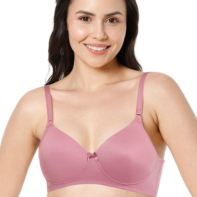 Smooth Charm Padded Non-Wired T-Shirt Bra - Mesa Rose