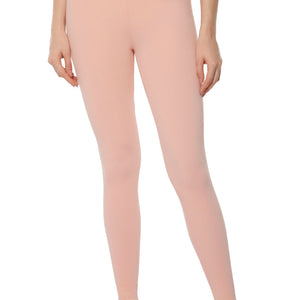 LuxeHeat Leggings - Cameo Rose