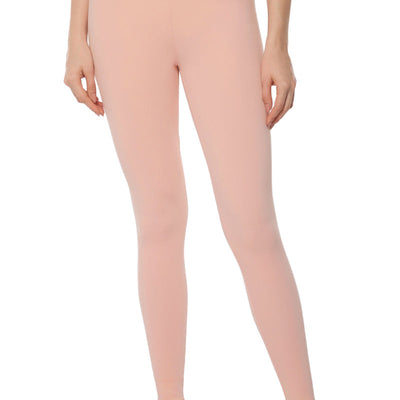 LuxeHeat Leggings - Cameo Rose