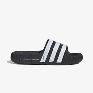 ADIDAS ORIGINALS | ADILETTE 22 SLIDES { CORE BLACK/CLOUD WHITE