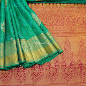 Light Green Pure Kanjivaram Silk Saree