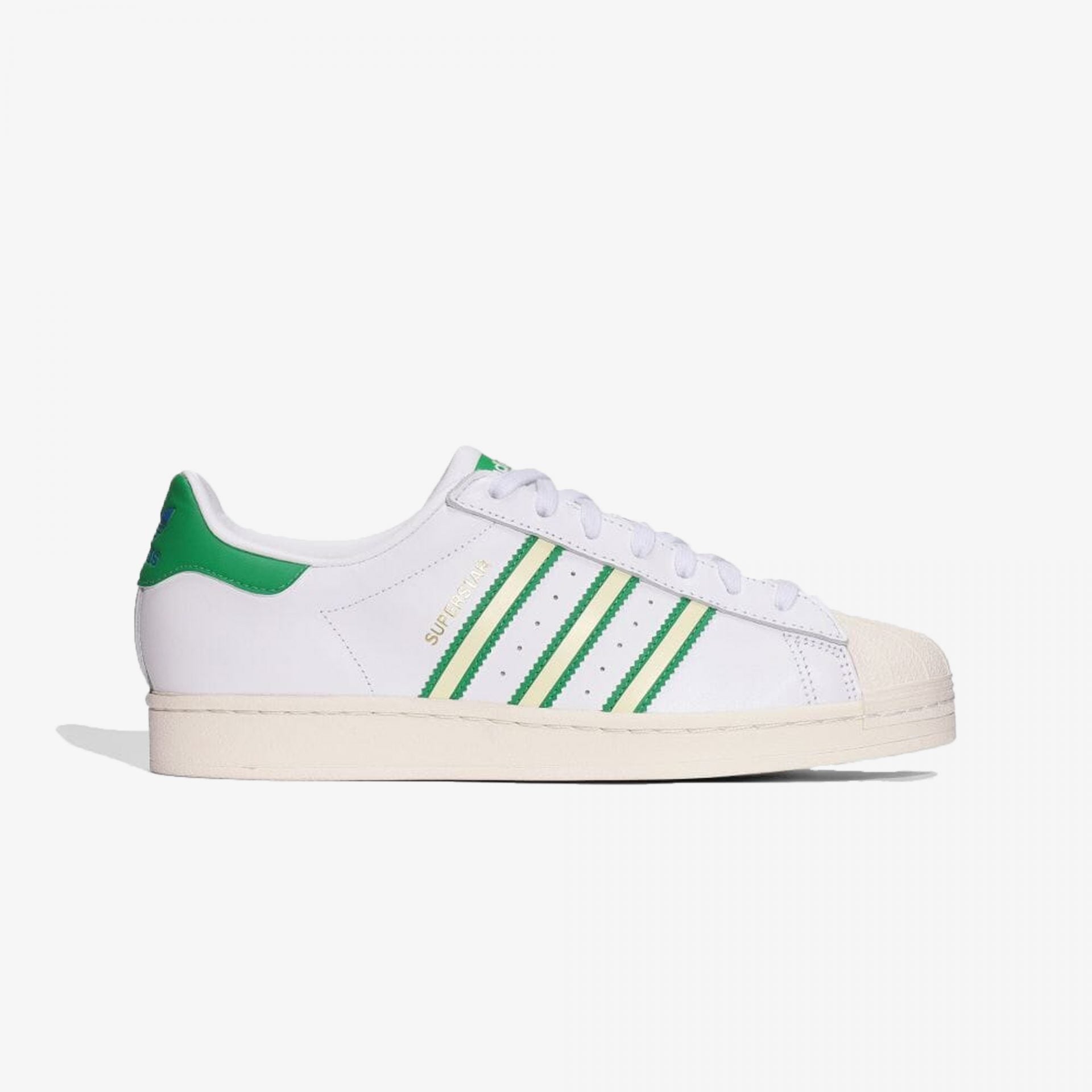 Adidas Originals | SUPERSTAR  { OWHITE/GREEN