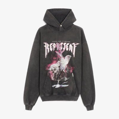 Represent | TAKE ME HIGHER HOODIE  { VINTAGE GREY